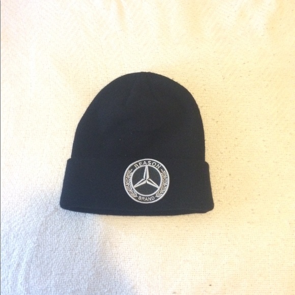 Reason Brand Beanie with mercedes logo OS - Picture 2 of 3